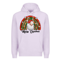 Lilac merry christmas santa rainbow Premium Hoodie - Jasminsmagicworld