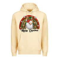 Merry Christmas Santa Rainbow Premium Hoodie | Teevron