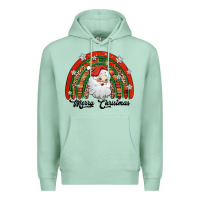 Seafoam merry christmas santa rainbow Premium Hoodie - Jasminsmagicworld