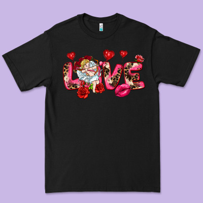 Love Valentine's Day Premium Tee Designed By Howdyjamesfarm