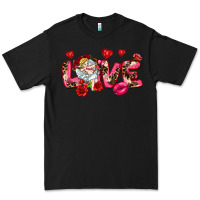 Black Love Valentine's Day Premium Tee - HowdyJamesFarm