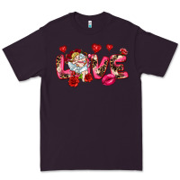 Plum Love Valentine's Day Premium Tee - HowdyJamesFarm