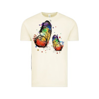 Vintage Arctic rainbow butterfly pride Vintage Tee - FaDigitalArtStudio