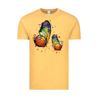 Vintage Mustard rainbow butterfly pride Vintage Tee - FaDigitalArtStudio