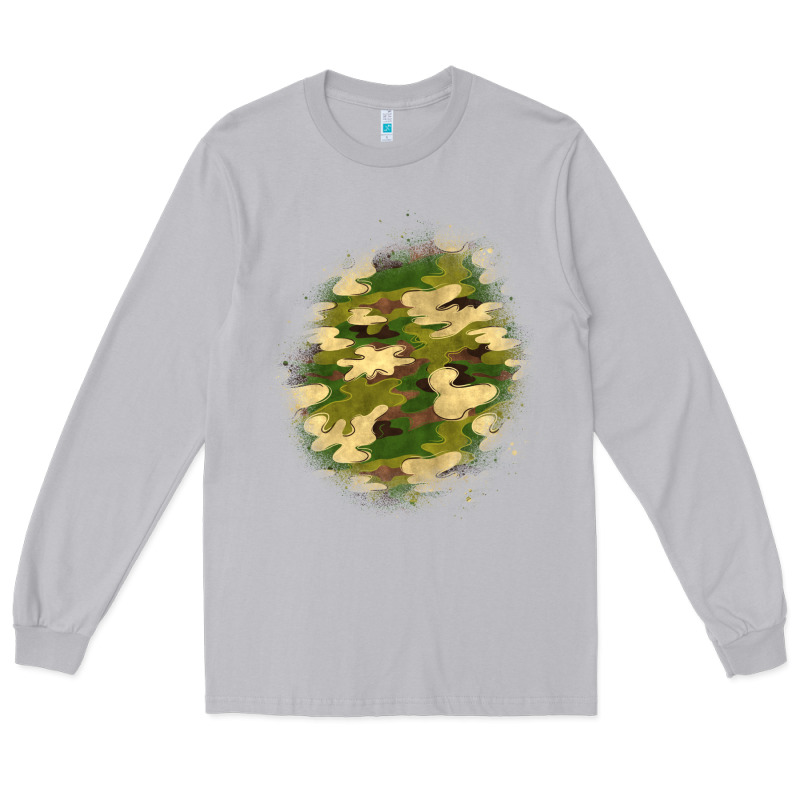 Camouflage Patch 5 Long Sleeve Tee by BundleAndBundleShop | Teevron
