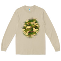 Mushroom camouflage patch 5 Long Sleeve Tee - BundleAndBundleShop