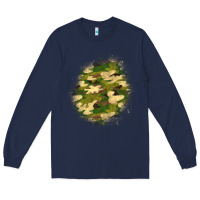 Navy camouflage patch 5 Long Sleeve Tee - BundleAndBundleShop