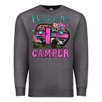 Charcoal Heather queen of the camper Premium Sweatshirt - JahusDesignShop