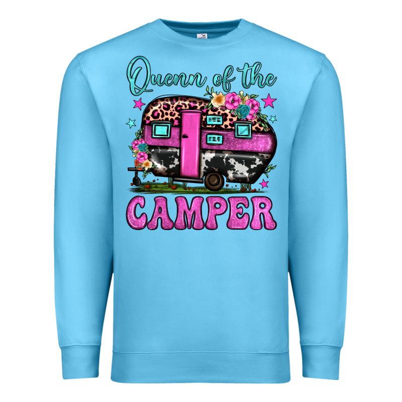 Queen Of The Camper Premium Sweatshirt by JahusDesignShop | Teevron