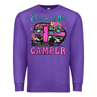 Purple queen of the camper Premium Sweatshirt - JahusDesignShop