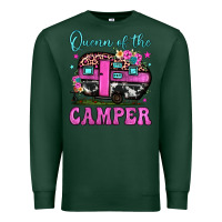 Sports Green queen of the camper Premium Sweatshirt - JahusDesignShop