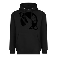 Black hitchhike Heavyweight Hoodie - baoMotion