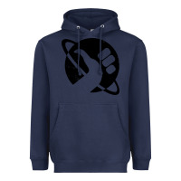 Navy hitchhike Heavyweight Hoodie - baoMotion