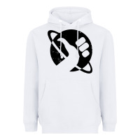 White hitchhike Heavyweight Hoodie - baoMotion