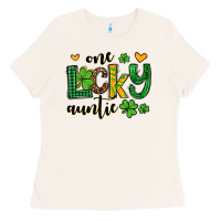 One Lucky Auntie St. Patrick's Ladies Tee | Teevron