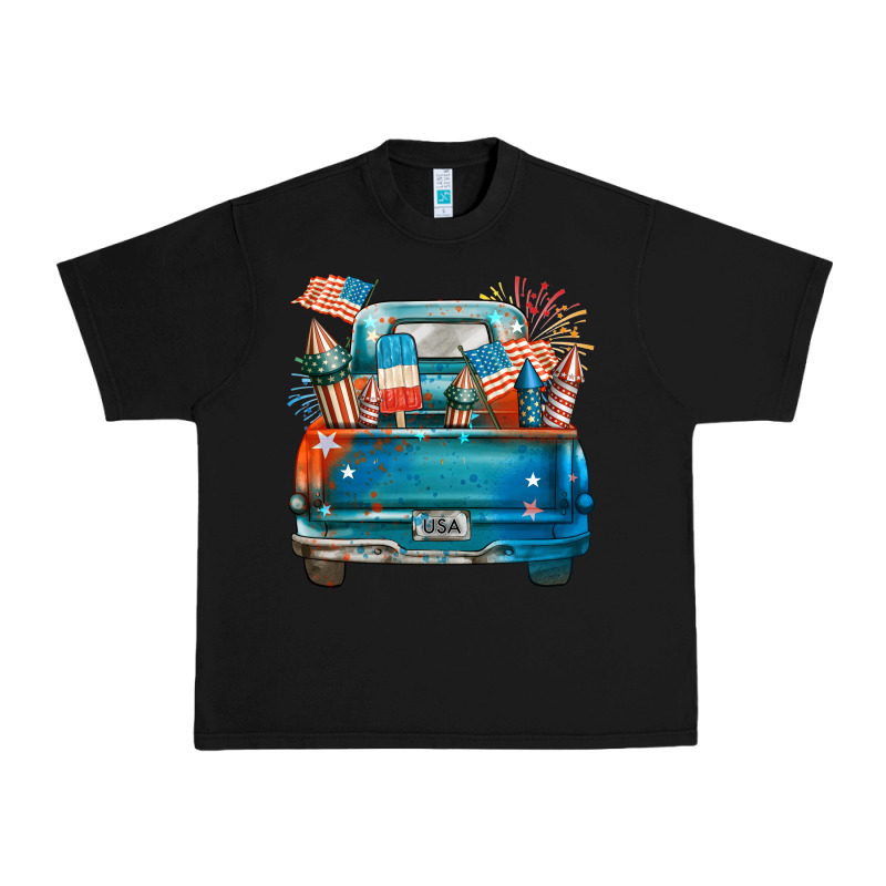 Customize Usa Truck Urban Heavy Tee by FaDigitalArtStudio | Teevron