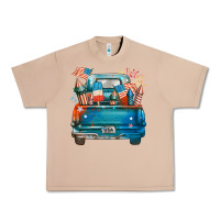 Burro Customize USA truck Urban Heavy Tee - FaDigitalArtStudio