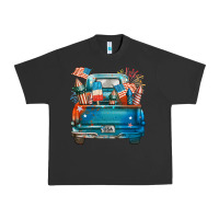 Pigment Black Customize USA truck Urban Heavy Tee - FaDigitalArtStudio