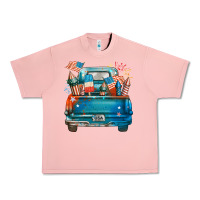 Salmon Customize USA truck Urban Heavy Tee - FaDigitalArtStudio