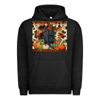 Pigment Black Fall black angus Urban Hoodie - RanaPortraitStore