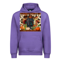 Tulip Fall black angus Urban Hoodie - RanaPortraitStore