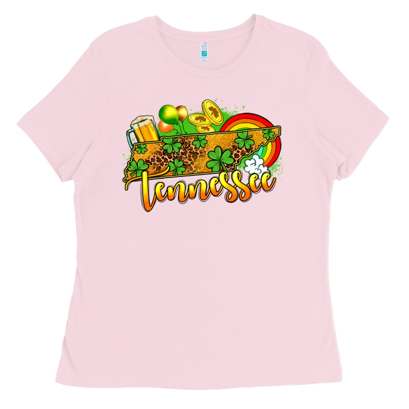 St. Patrick's Tennessee Map Ladies Tee by OliviaCreatesArt | Teevron