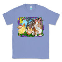 Colony Blue easter farm chicks and bunny Classic Tee - RanaPortraitStore