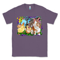 Lavender easter farm chicks and bunny Classic Tee - RanaPortraitStore