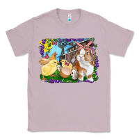 Lilac easter farm chicks and bunny Classic Tee - RanaPortraitStore