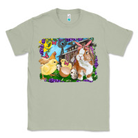 Matcha easter farm chicks and bunny Classic Tee - RanaPortraitStore