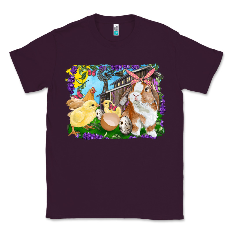 Easter Farm Chicks And Bunny Classic Tee by RanaPortraitStore | Teevron