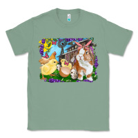 Sage easter farm chicks and bunny Classic Tee - RanaPortraitStore