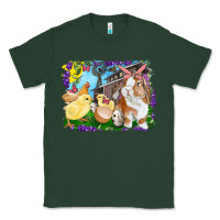 Sports Green easter farm chicks and bunny Classic Tee - RanaPortraitStore