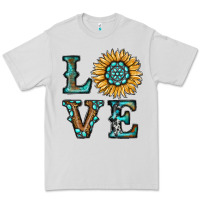 Dove Grey sunflower love Premium Tee - RanaPortraitStore