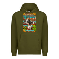 Army Green Welcome Cute Baby Calf Premium Hoodie - LillyAllenDesigns