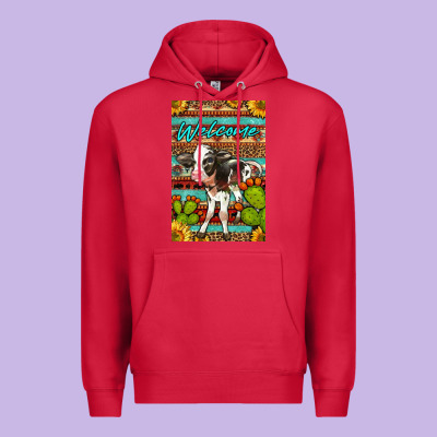 Welcome Cute Baby Calf Premium Hoodie Designed By Lillyallendesigns