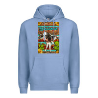 Colony Blue Welcome Cute Baby Calf Premium Hoodie - LillyAllenDesigns