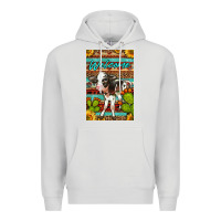 Dove Grey Welcome Cute Baby Calf Premium Hoodie - LillyAllenDesigns