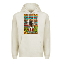 Oatmeal Heather Welcome Cute Baby Calf Premium Hoodie - LillyAllenDesigns