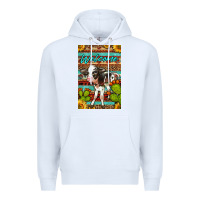White Welcome Cute Baby Calf Premium Hoodie - LillyAllenDesigns