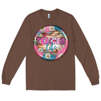Chestnut teacher life earrings Long Sleeve Tee - BundleAndBundleShop