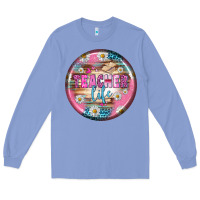 Colony Blue teacher life earrings Long Sleeve Tee - BundleAndBundleShop