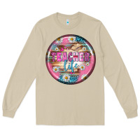 Mushroom teacher life earrings Long Sleeve Tee - BundleAndBundleShop
