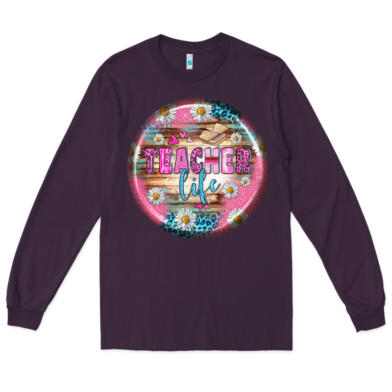 Teacher Life Earrings Long Sleeve Tee by BundleAndBundleShop | Teevron