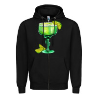 Black mexican margarita Zipper Hoodie - AdoDesignShop