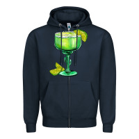 Navy mexican margarita Zipper Hoodie - AdoDesignShop