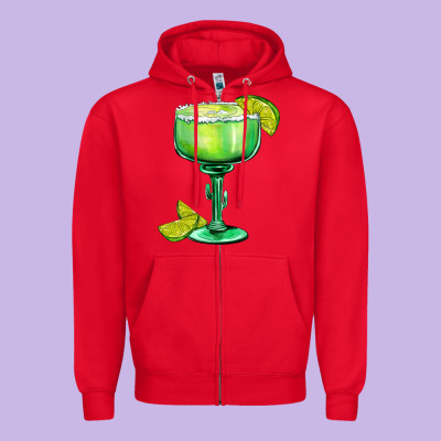 Mexican Margarita Zipper Hoodie Designed By Adodesignshop