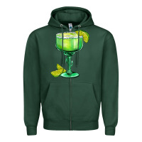Sports Green mexican margarita Zipper Hoodie - AdoDesignShop