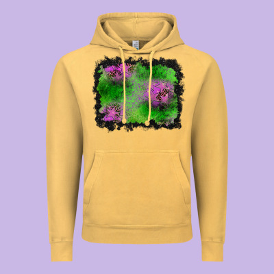 Halloween Spooky Stars Background Vintage Hoodie Designed By Bundleandbundleshop