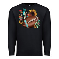Black football cactus sunflower Premium Sweatshirt - JahusDesignShop